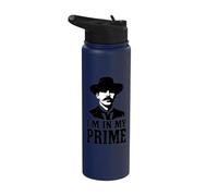 Wild West Gunslinger Quote - I’m in My Prime Stainless Steel Insulated Water Bottle