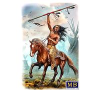 Wild West Indian Wars Buffalo Hunter. Running Bear 1/24 Scale MASTER BOX 24048