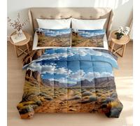 Wild West Landscape Coverless Duvet 155x220cm 7.5 Tog 3D Printed Comforter