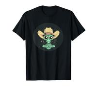 Wild West Meets Outer Space with this Alien Cowboy Costume T-Shirt
