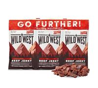 Wild West Original Flavour Beef Jerky, High Protein Multipack 3 x 100 Gram Packs