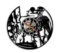 Wild West Sunset Cowboys Landscape Wall Decor Wall Clock Western Rodeos Gunslinger Vinyl Record Wall Clock Cowboys Home Decor Without LED