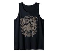 Wild West Western Cowboy Rodeo Country Music Women Men Kids Tank Top