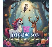 wild whimsy: Animal mandalas for Adults and Kids: A Relaxing Coloring Book of Intricate Animal Patterns for Mindfulness and Stress Relief