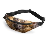 Wild White Tiger Belt Bag Fanny Pack Crossbody Bags Waist Pack for Running Workout