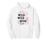 Wild Wild Bride Crew Bachelorette Cowgirl Pink Bridal Cowboy Pullover Hoodie