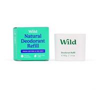 Wild Natural Deodorant Refill Fresh Cotton & Sea Salt 40g