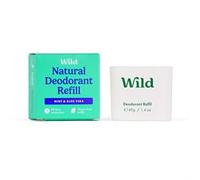 Wild Men's Mint and Aloe Vera Deodorant Refill 40g