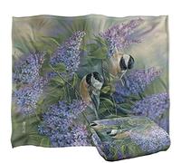 Wild Wings Chickadees Silky Touch Super Soft Throw Blanket 152 X 127 cm