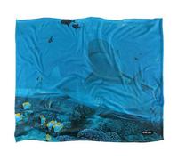 Wild Wings Frenzy 2 Silky Supersoft Blanket Blue (One Size)