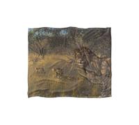 Wild Wings & Gentleman 2 Silky Touch Super Soft Throw Blanket 152 X 127 cm in White Wild Wings White 152 X 127 cm