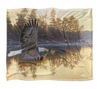 Wild Wings Gone Fishing 2 Silky Supersoft Blanket Multicoloured (One Size)