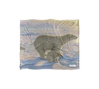 Wild Wings On The Edge 2 Silky Touch Super Soft Throw Blanket 152 X 127 cm in White Wild Wings White 152 X 127 cm