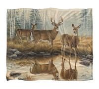 Wild Wings Reflections 2 Silky Autumn Supersoft Blanket Brown/multicoloured (One Size)