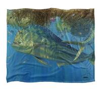 Wild Wings Uninvited 2 Silky Supersoft Blanket Blue/multicoloured (One Size)
