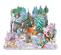 Wild Winter's Song Pop & Slot Advent Calendar | Pop-up Freestanding Advent Calendar | Interactive 3D Forest Scene