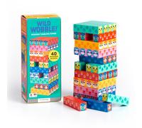 Wild Wobble! Wooden Tumbling Tower