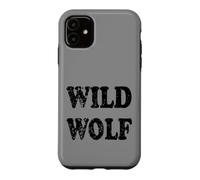 Wild Wolf Distressed Nature Hunting Forest Survival Case for iPhone 11