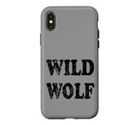 Wild Wolf Distressed Nature Hunting Forest Survival Case for iPhone X/XS