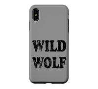 Wild Wolf Distressed Nature Hunting Forest Survival Case for iPhone XS Max