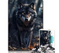 Wild Wolf Jigsaw Puzzles for Adults 1000,for Educational Game Challenge Toy for Is Ideal As A Gift for The Whole Family 50x75cm
