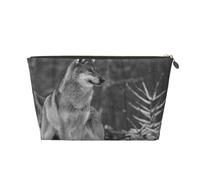 Wild Wolf Printed, Makeup Bag Cosmetic Bag Portable Travel Toiletry Bag Pencil Case Toiletry Pouch