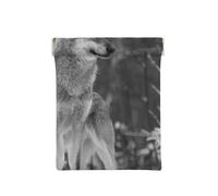 Wild Wolf Printed, Squeeze Top Wallet Women Storage Bag Small Coin Purse Change Pouch