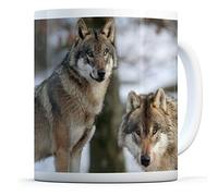 Wild Wolves Animal - Drinks Mug Cup Kitchen Birthday Office Fun #8105