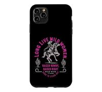Wild Women Cowgirl Raised-Rowdy-Raised-Right Western Art Case for iPhone 11 Pro Max