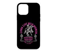 Wild Women Cowgirl Raised-Rowdy-Raised-Right Western Art Case for iPhone 12 mini