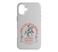 Wild Women Cowgirl Raised-Rowdy-Raised-Right Western Art Case for iPhone 16 Plus