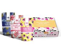 Wild Women Tea Club - MUM & BABY Gift Teas Box - Contains 3 x 80g Tea Blends 'Everythings Rosey', 'Fly Me To The Moon' and 'Titty Tea' | Loose Leaf Herbal Tea Blend