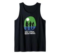 Wild Women Wilder Waters Wellness Mindfulness Nature Therapy Tank Top