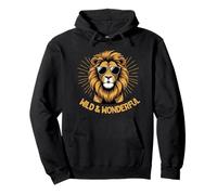Wild & Wonderful Lion | Statement Saying | Gift Idea Pullover Hoodie
