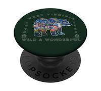Wild Wonderful West Virginia Wildlife WV Mountains Souvenir PopSockets Adhesive PopGrip
