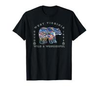 Wild Wonderful West Virginia Wildlife WV Mountains Souvenir T-Shirt