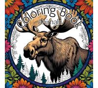 Wild Wonders: An Animal Coloring Adventure: A Peaceful Animal-Themed Escape in Every Page