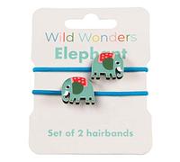 Wild Wonders Elephant Hair Bands (set Of 2)