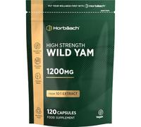 Wild Yam Capsules 1200mg - High Strength Wild Yam Root Extract | 120 Capsules (4 Months Supply) - Supplement for Men & Women - by Horbaach