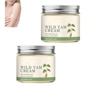 Wild Yam Cream, Body Cream for Hormone Balance for Women, Soothes Skin & Supports, Helps Decrease Hot Flashes and Night Sweats, Hydrating & Nourishing Moisturiser for All Skin Types (2pcs)