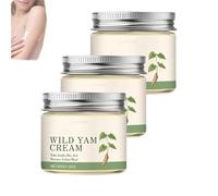Wild Yam Cream, Body Cream for Hormone Balance for Women, Soothes Skin & Supports, Helps Decrease Hot Flashes and Night Sweats, Hydrating & Nourishing Moisturiser for All Skin Types (3pcs)