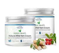 Wild Yam Cream for Hormone Balance - Natural Wild Yam Cream with Wild Yam Extract for Menopause Relief for Women, 50g 2Pack