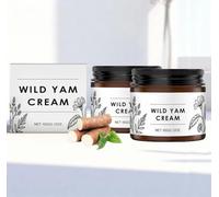 Wild Yam Cream for Hormone Balance, Wild Yam Cream Organic, Moisturizing Body Creams with Vitamin E Aloe Vera, Face and Body Lotion for Dry Skin for Women (2)