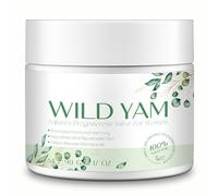 Wild Yam Cream for Hormone Support - Natural Organic Moisturizer for Menopause Comfort, Soothes Hot Flashes & Night Sweats, with Wild Yam Extract & Essential Oils for Women‘s Wellness, 120g