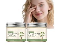 Wild Yam Cream for Women,Daily Nourishing Moisturizer for Face and Body,Helps Decrease Hot Flashes and Night Sweats,Hormone Balance for Women,All Skin Types Skin Care Cream (2PCS)