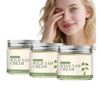 Wild Yam Cream for Women，Daily Nourishing Moisturizer for Face and Body，Helps Decrease Hot Flashes and Night Sweats，Hormone Balance for Women，All Skin Types Skin Care Cream (3PCS)