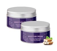 Wild Yam Cream for Women, Wild Yam Cream Red Clover St Germain Berry, for Hormone Balance, Promotes Relief from Menopause & Perimenopause Symptoms, Suitable for All Skin Types (2pcs)