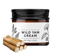 Wild Yam Cream Hormones Balance, 60g Natural Organic Yam Face Cream, Moisturizing Yams Body Creams With Vita-min, Skincare Wilds Yams Lotion Hormones Balance Menopause Relief, for All Skin Types
