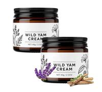 Wild Yam Cream, Moisturizing Body Cream with Vitamin E Aloe Vera, Soothing Plant-Based Moisturizer, Help Support HormonalBalance for Women and Men