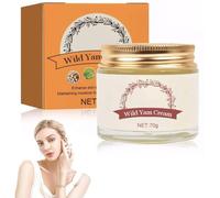 Wild Yam Cream, Organic Wild Yam Cream, Wild Yam Cream Organic For Hormone Balance, Wild Yam Root Cream Skin Moisturizer, Wild Yam Cream Botanical Balancing Body Cream, 70g
